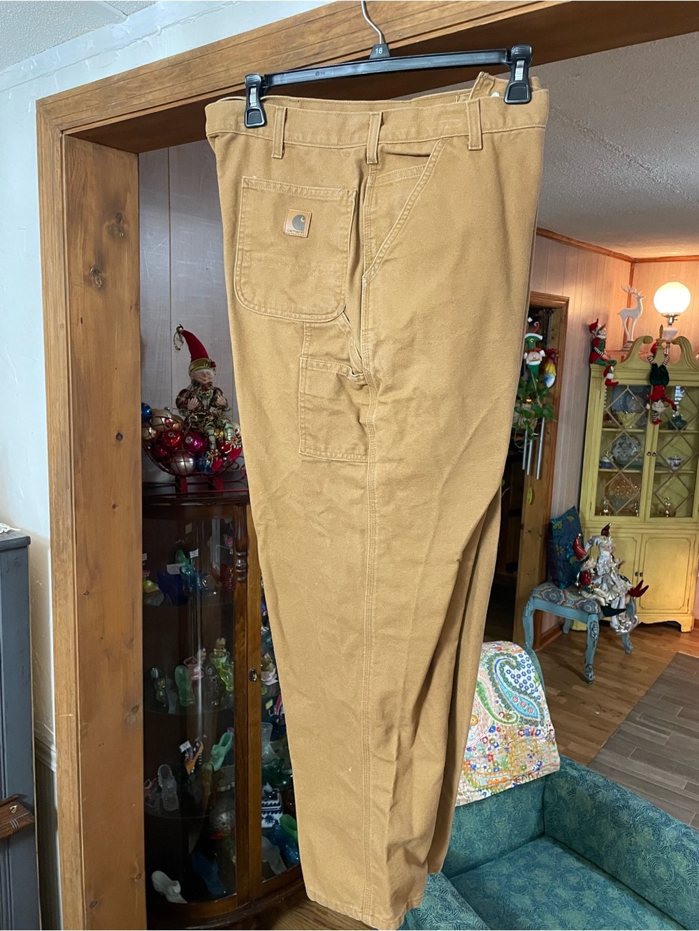 Carhartt Men's Duck Canvas Work Pants in Brown 40x32 EUC